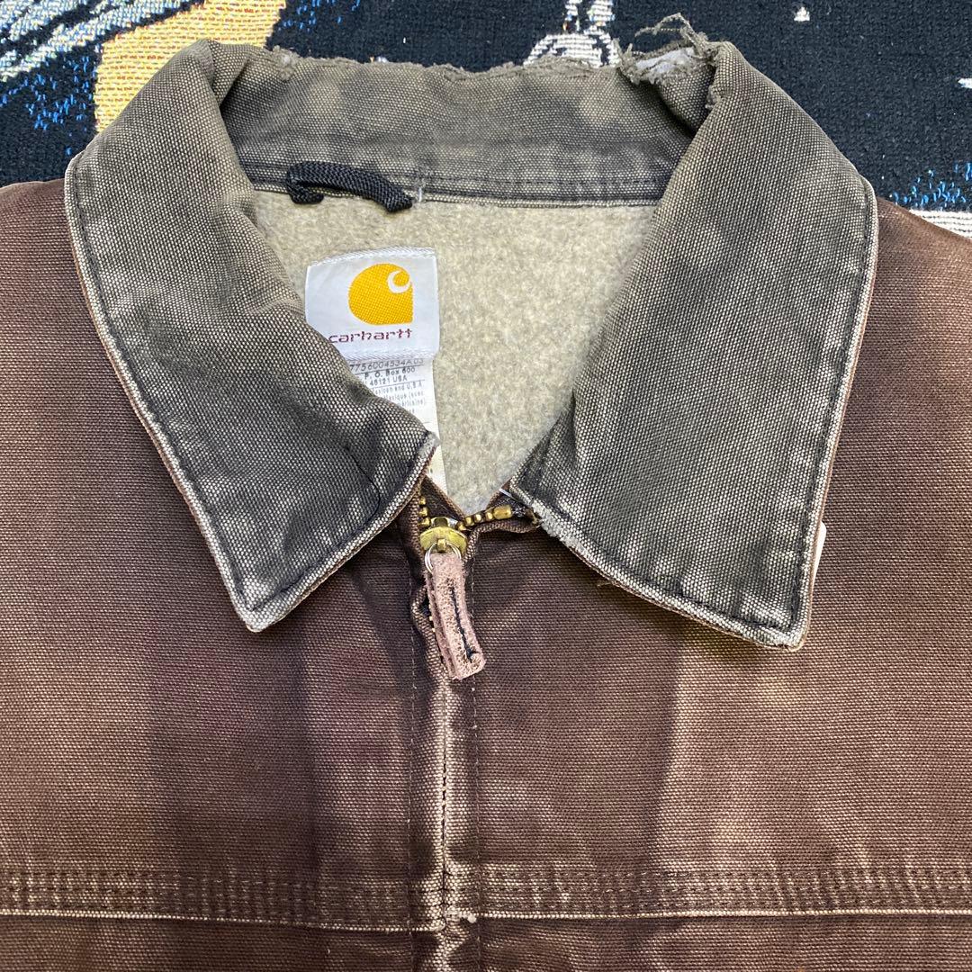 フェード 90s 00s Carhartt ダックジャケット ワーク デトロイト