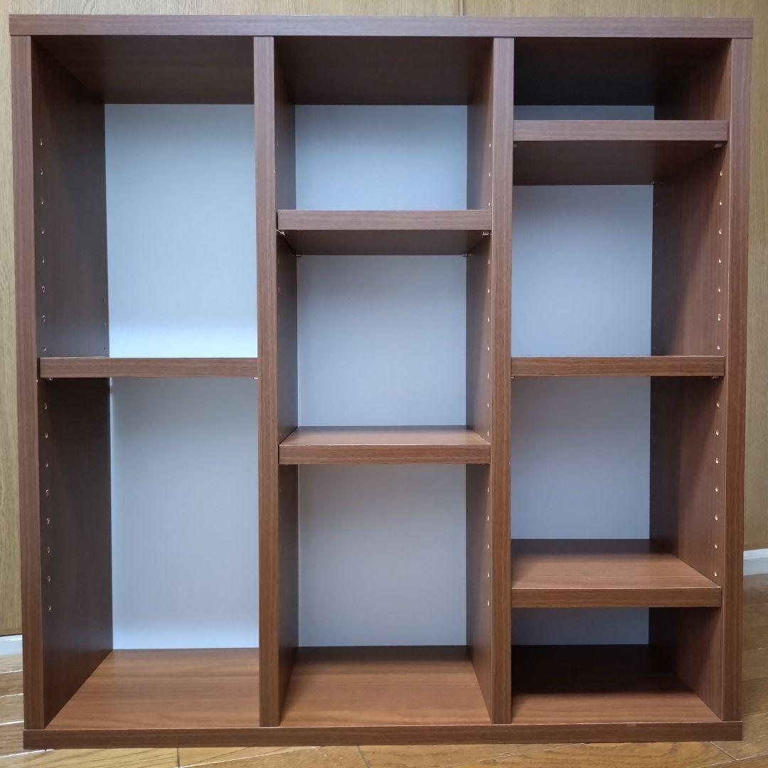 arne 本棚 オープンシェルフ 薄型 スリム ラック 木製 可動棚 アーネ