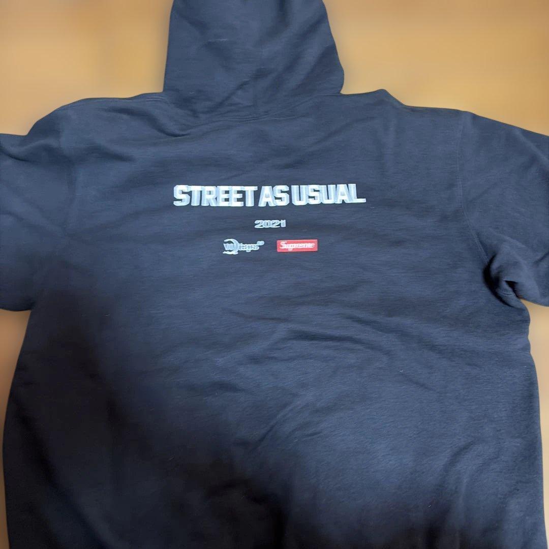 ぴ*ん様 SIC'EM!! ブラックパーカー 2021年モデル Supreme×