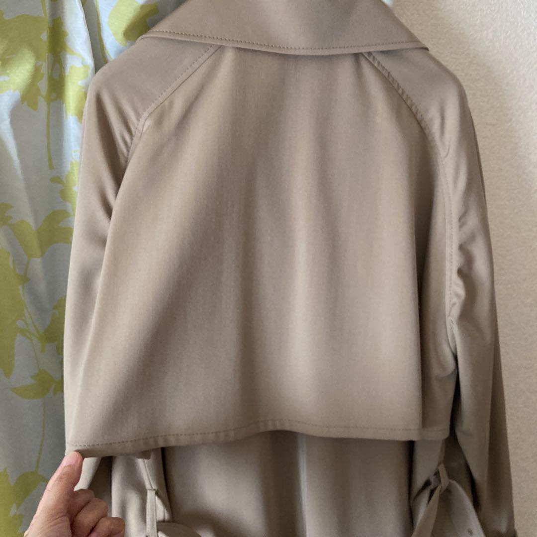 gabardineトレンチ 36 ベージュ ドゥーズィエムクラス