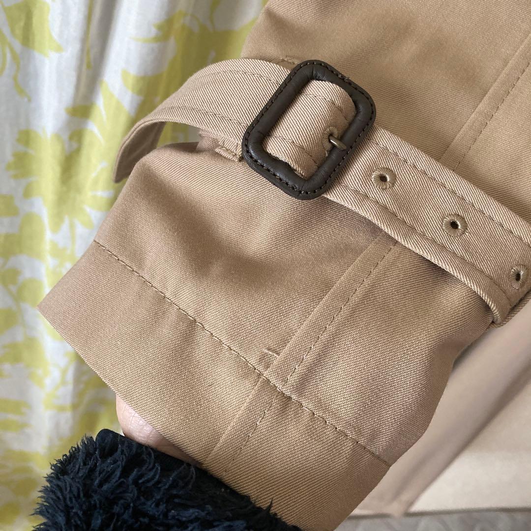 gabardineトレンチ 36 ベージュ ドゥーズィエムクラス