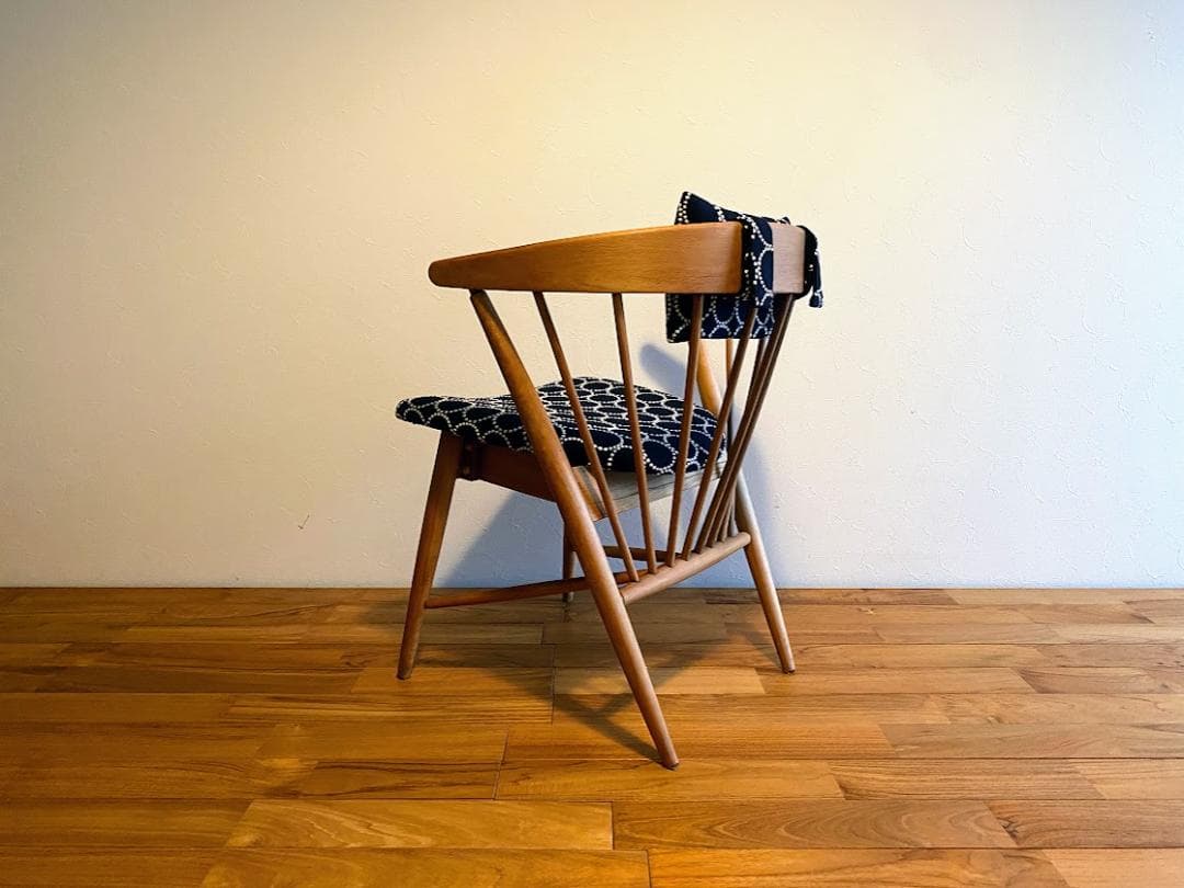 ヴィンテージ 飛騨産業 キツツキシリーズ ローガンチェア 仕上済②
