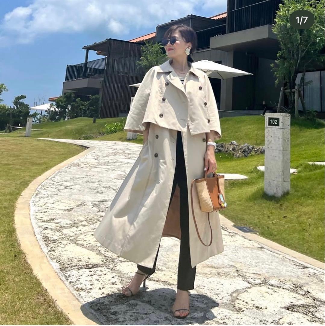 【イデアルーチェ】最終価格 5way ケープトレンチコート 【お値下げします‼️】