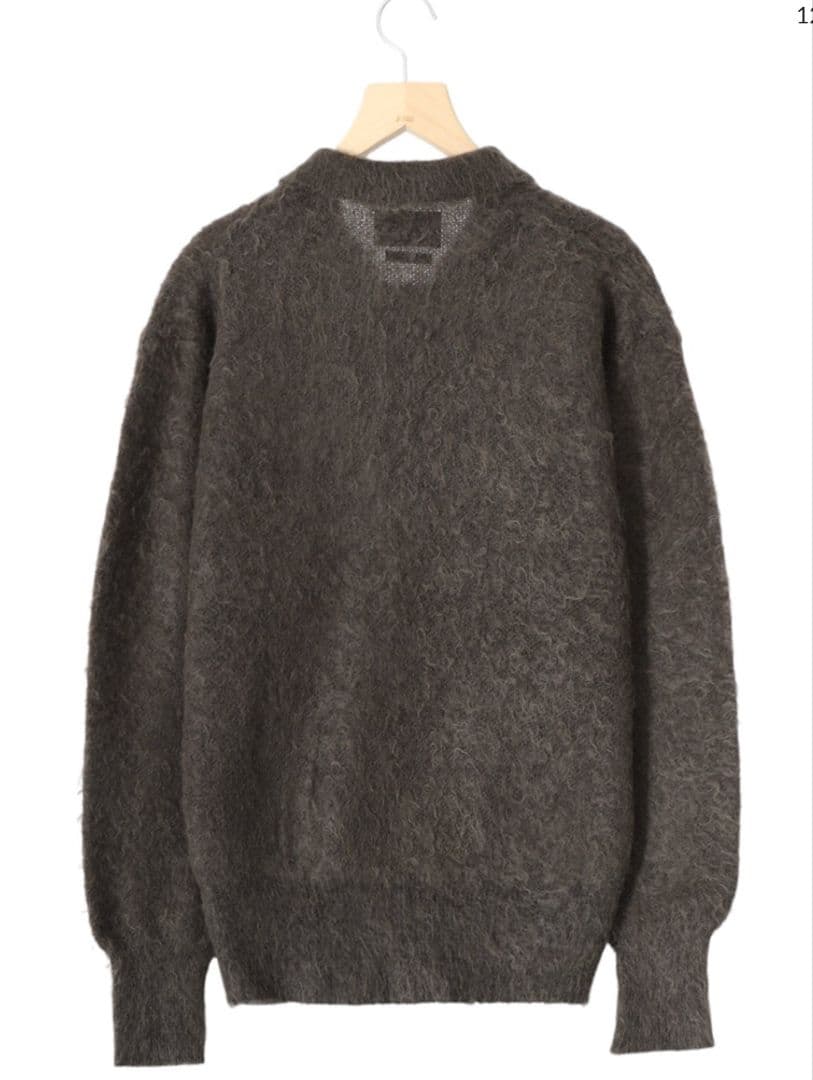 【YOKE】BRUSHED MOHAIR KNIT SHIRT