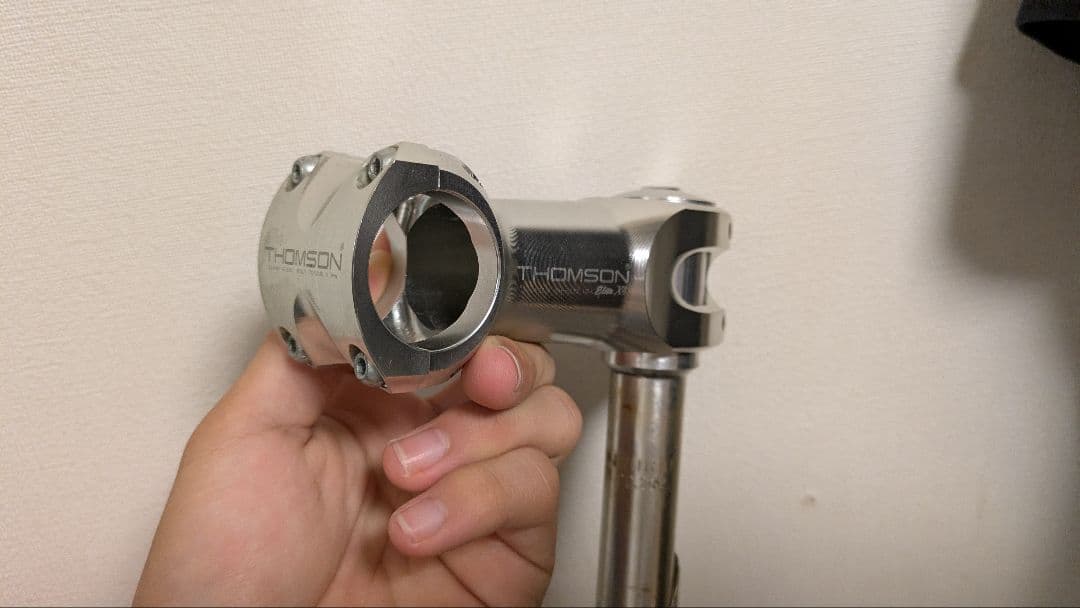 THOMSON アルミ ステム シルバー 31.8 90mm