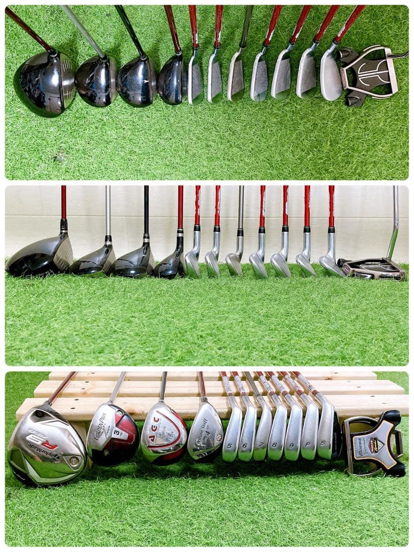 2.テーラメイド　初心者オススメ　メンズセット　 ゴルフクラブ　12本　右利き