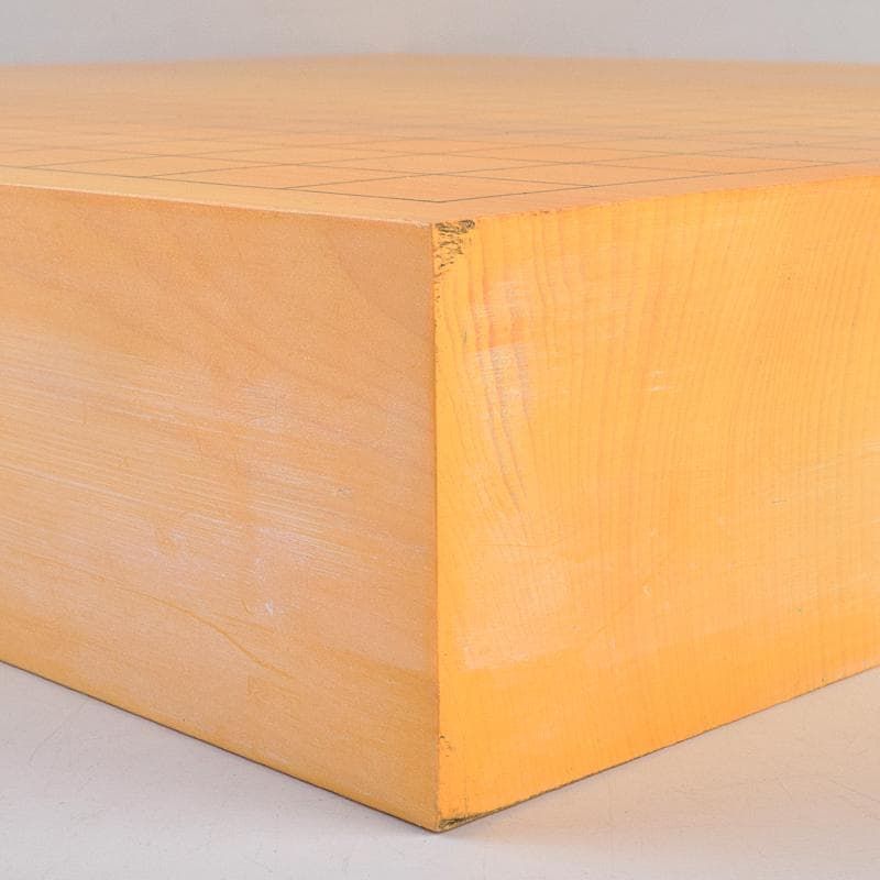 囲碁　榧製　卓上碁盤　木箱付　V　8397A