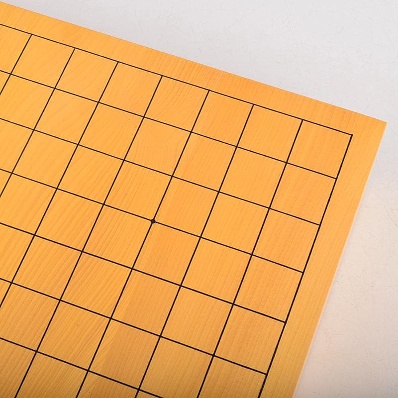 囲碁　榧製　卓上碁盤　木箱付　V　8397A
