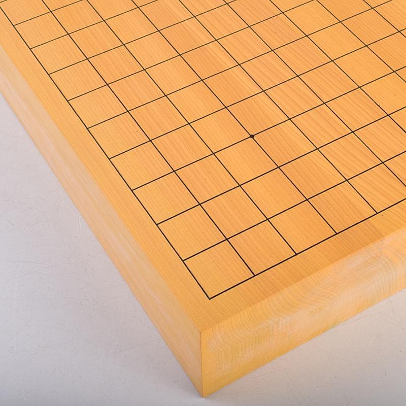 囲碁　榧製　卓上碁盤　木箱付　V　8397A