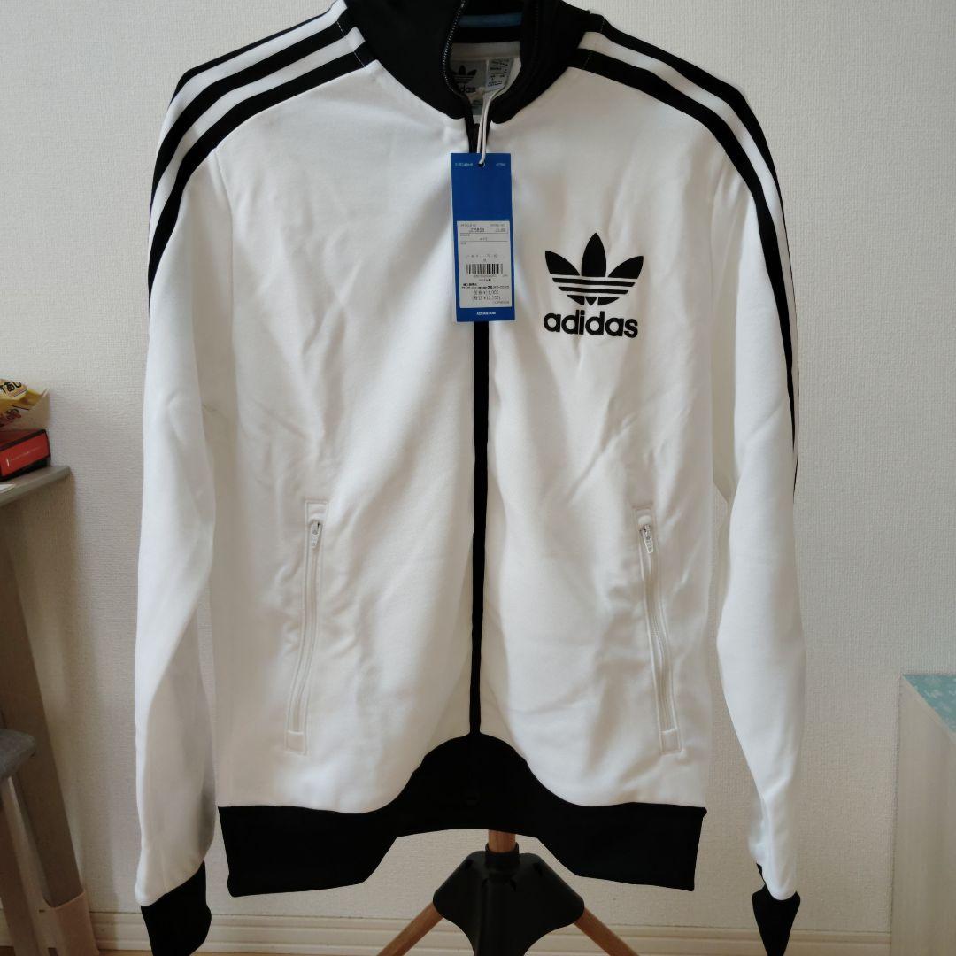adidasトラックジャケット白/黒サイズＭ 新品未使用品