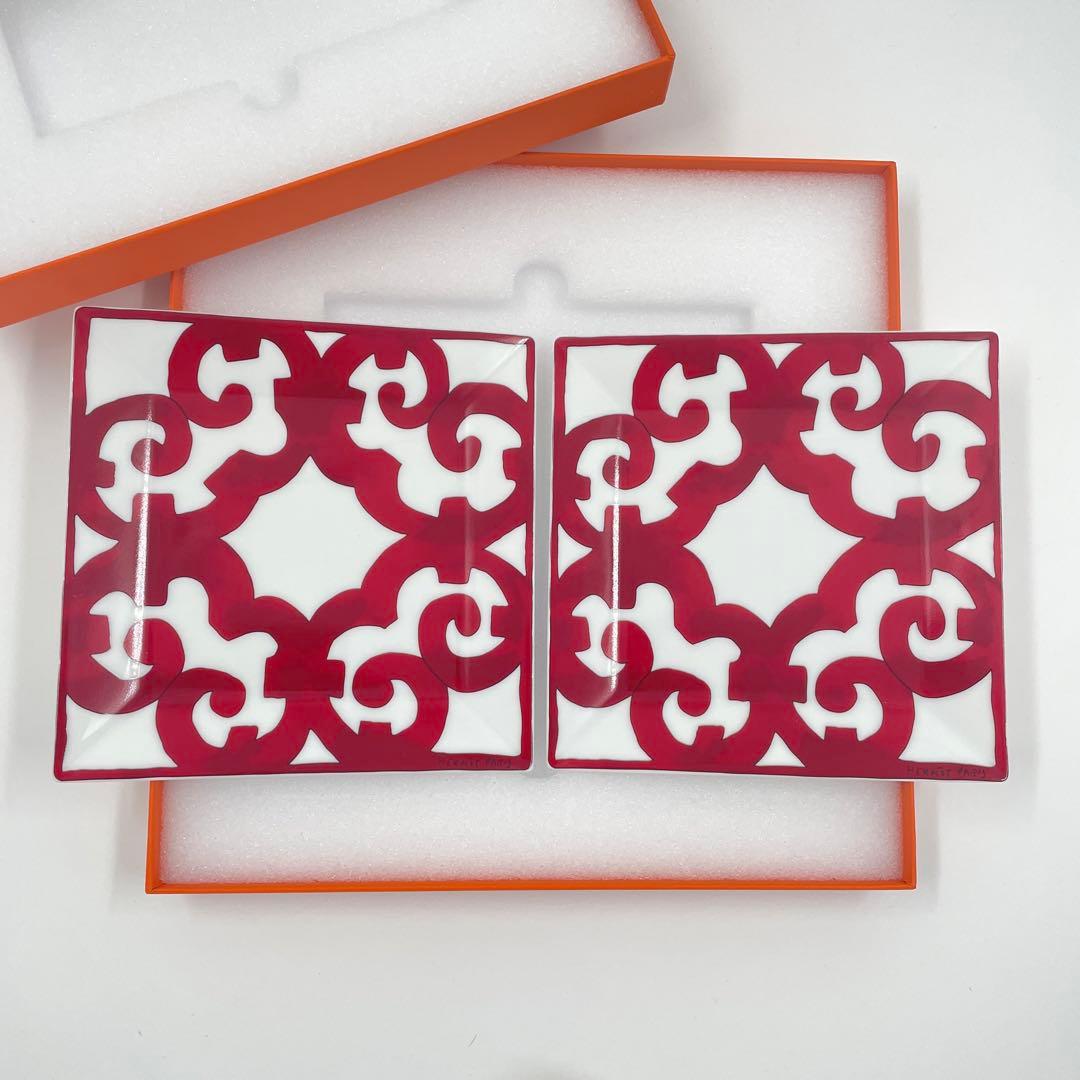 【正規品・新品】HERMES ガタルキヴィール　プレート　２枚セット 食器