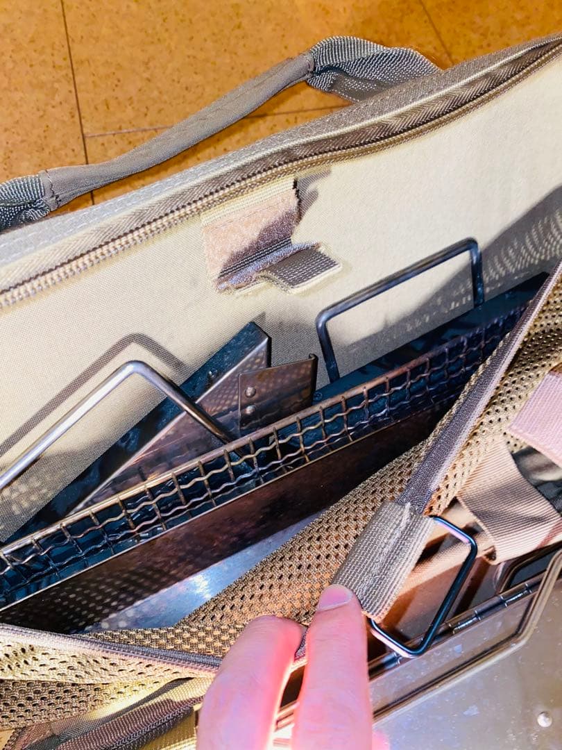 ユニフレーム　ユニセラTG-Ⅲ、ユニセラ熱燗あぶり台、キャリーケース