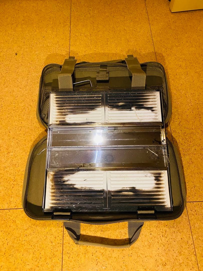 ユニフレーム　ユニセラTG-Ⅲ、ユニセラ熱燗あぶり台、キャリーケース