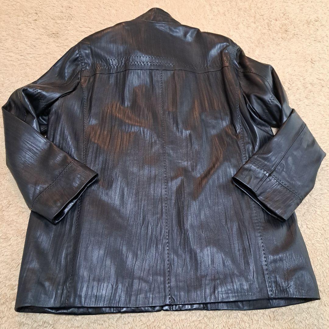 BALMAIN 黒ラムレザーレザージャケット Mサイズ