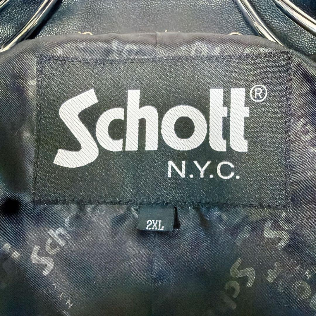 《極美品》Schott CAFE RACER SINGLE RIDERS 2XL