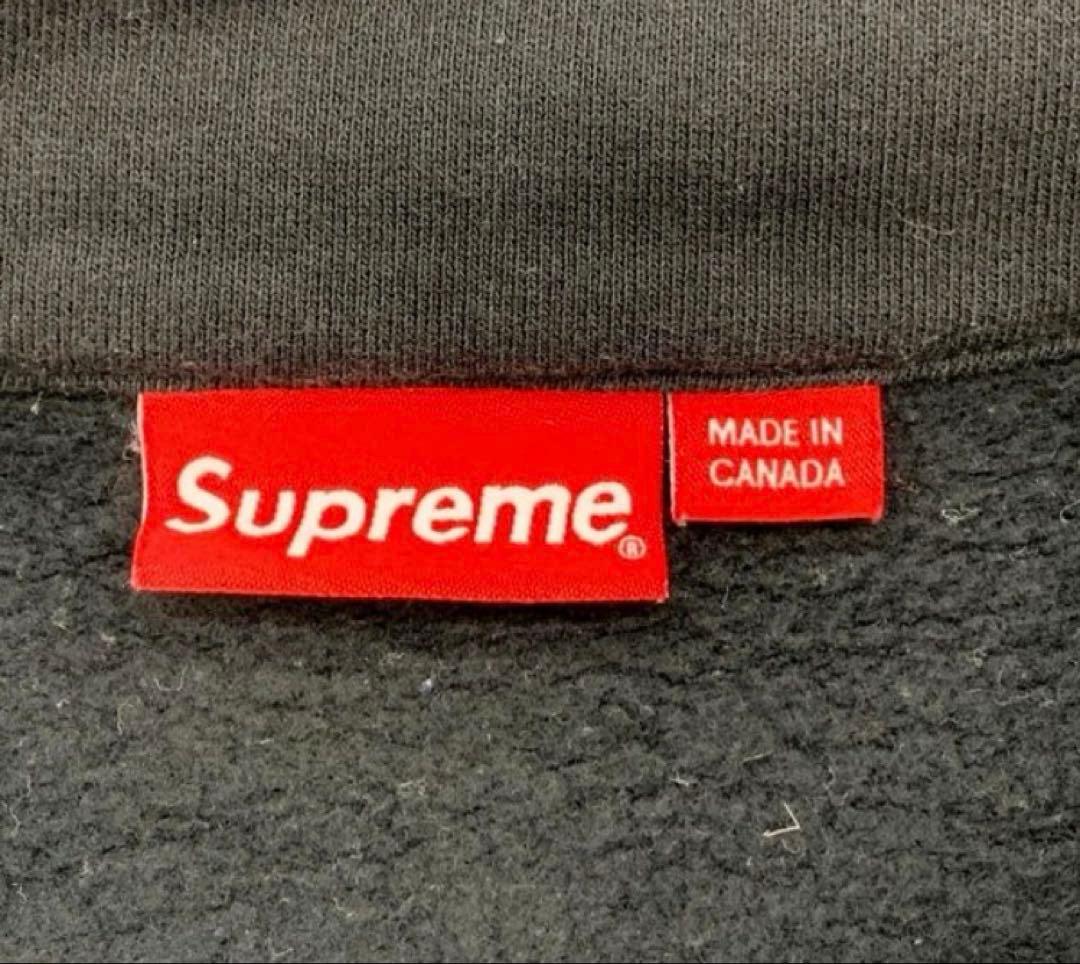 【美品】Supreme sup half zip pullover Ｌ