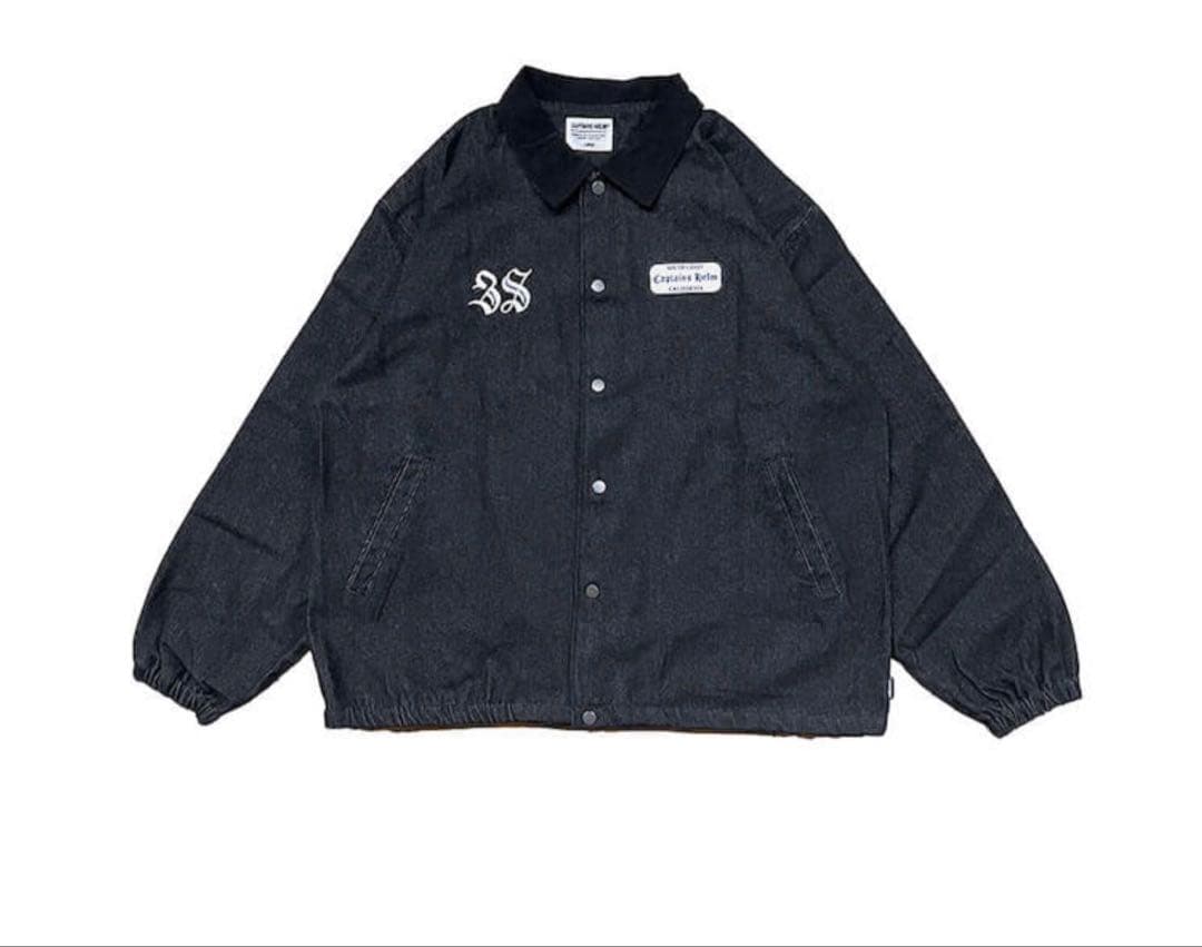 captains helm ロゴデニム　コーチジャケット