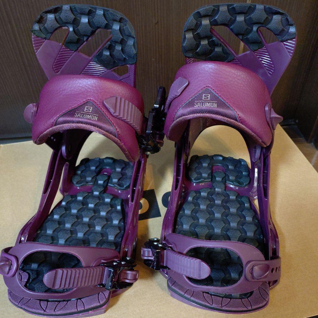Salomon スノーボード ビンディング パープル