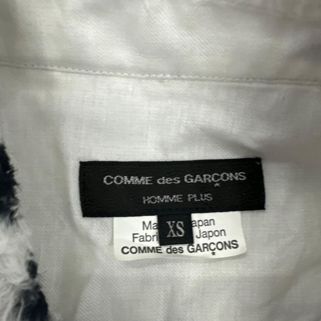 コムデギャルソンオムプリュス　AD2015 レオパード コットンレーヨンシャツ