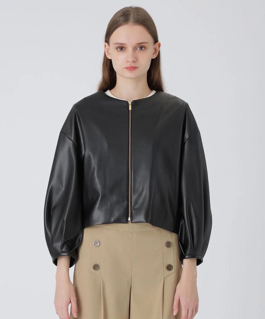 ブルーレーベルクレストブリッジフェイクレザージャケット新品