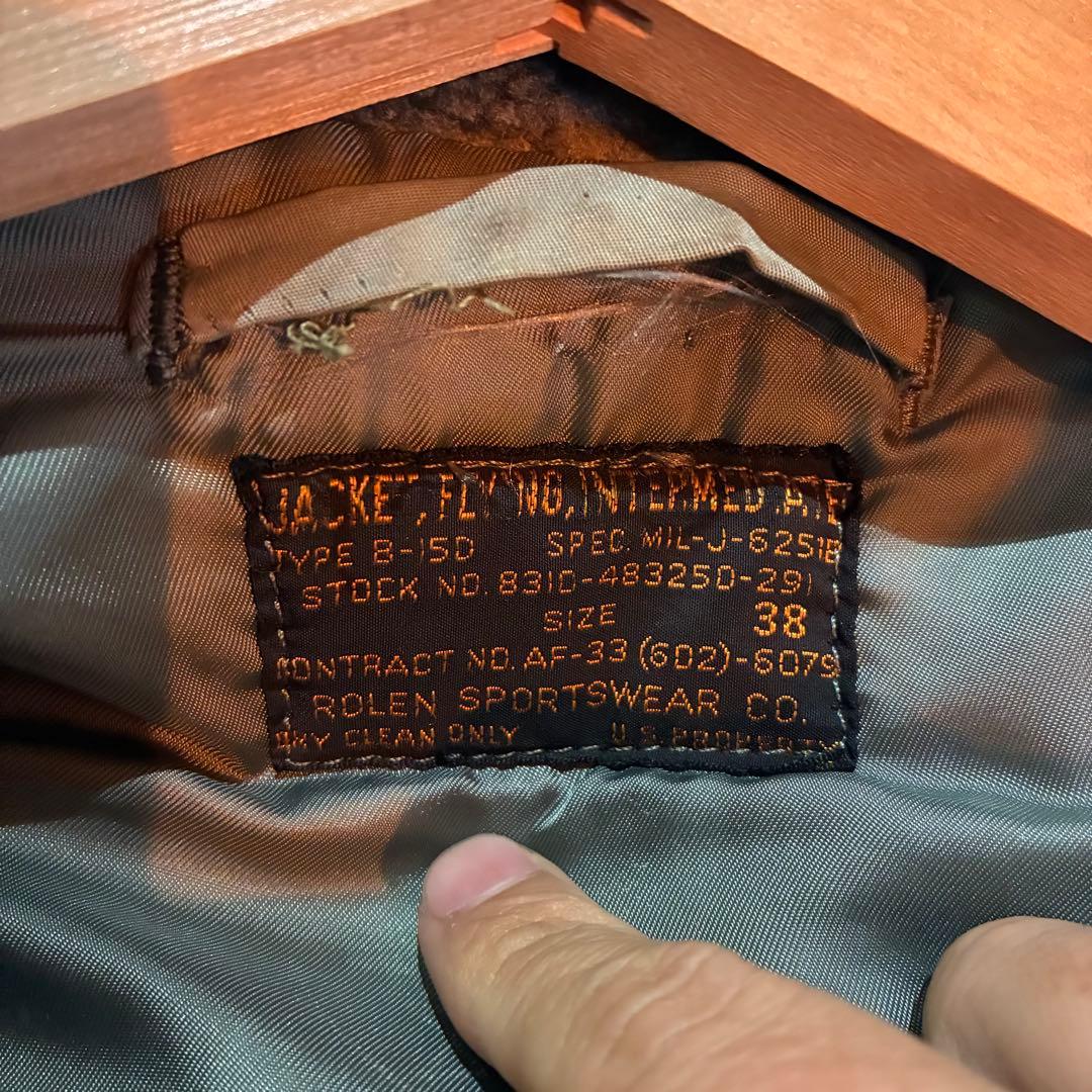ジャケット・アウター 50's U.S.A.F JACKET FLYING TYPE B-15D