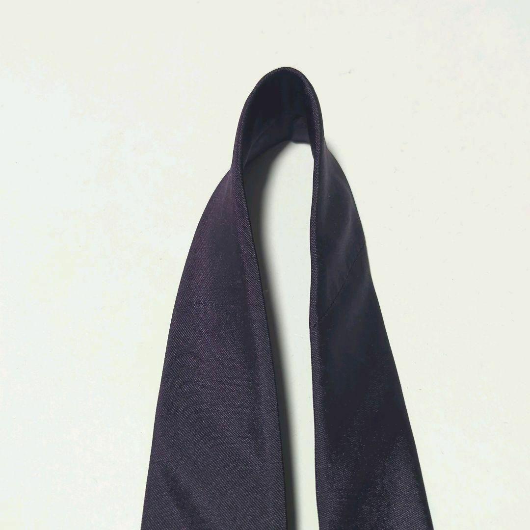 美品 ディオールオム ネクタイ ソリッド 無地 ビジネス ハイブラ 高級 紫