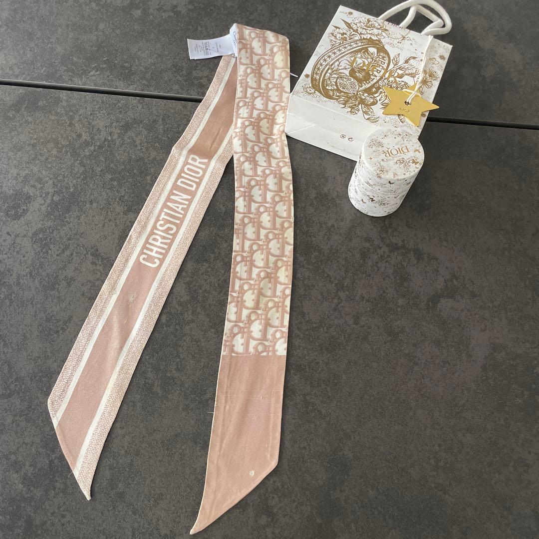 Dior ミッツァスカーフ ディオールオブリーグシルクツイル銀座正規店購入