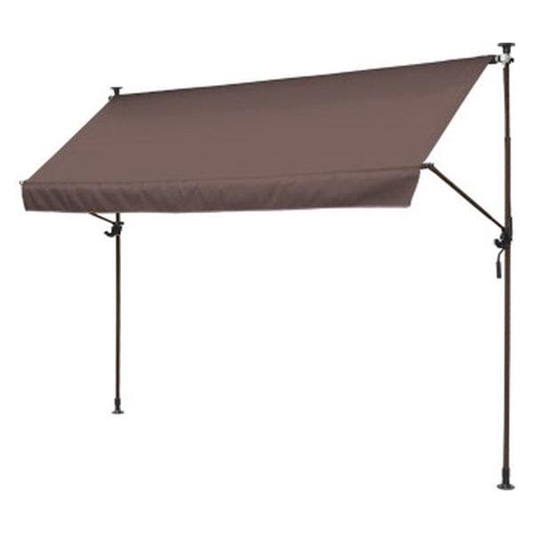 谷村実業 フック付き オーニング 2m ブラウン TAN-1200-20(BR)