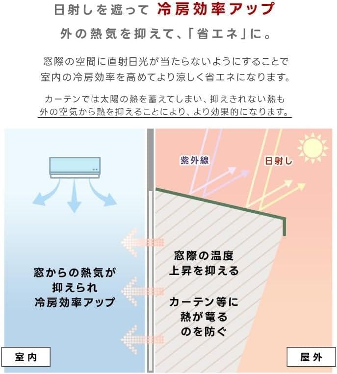 谷村実業 フック付き オーニング 2m ブラウン TAN-1200-20(BR)