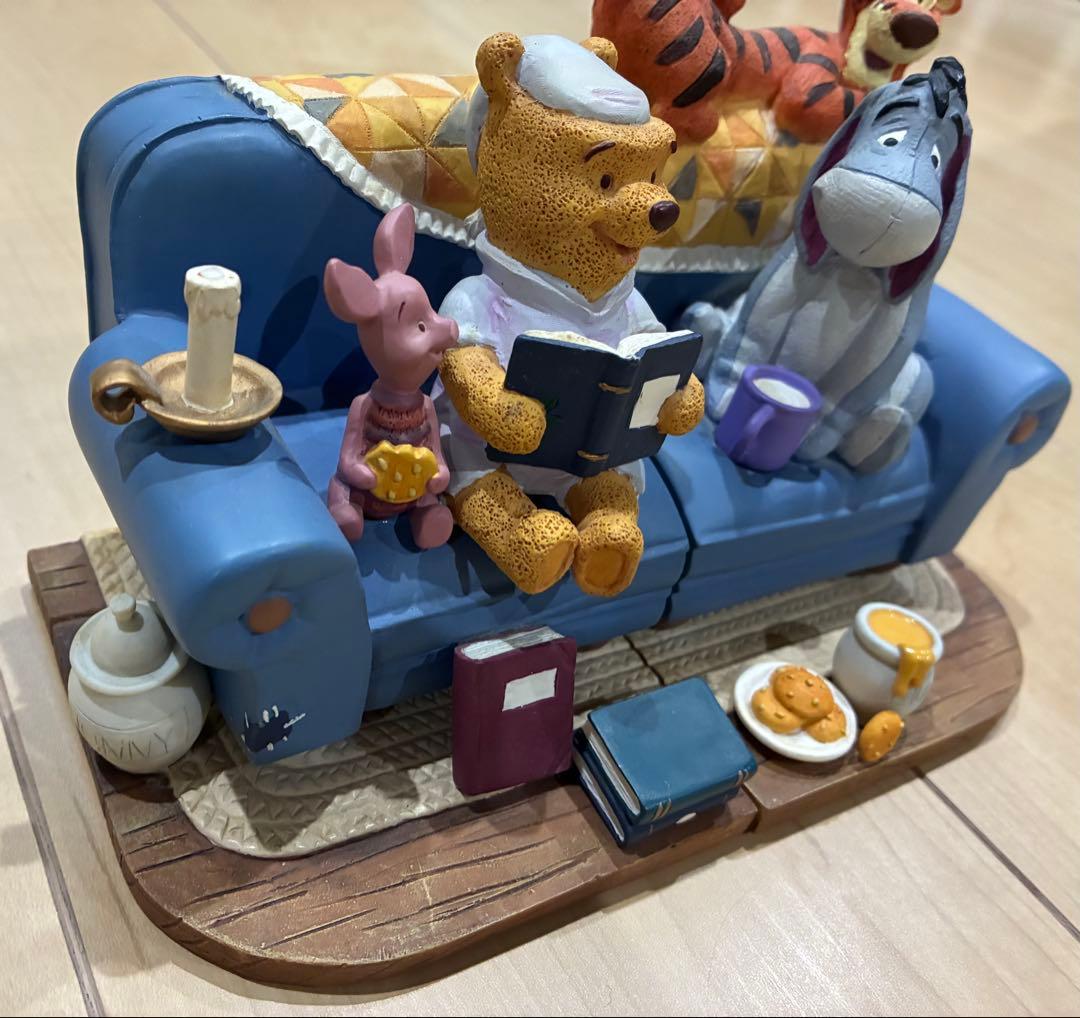 Disney くまのプーさん　ブックエンド　置物