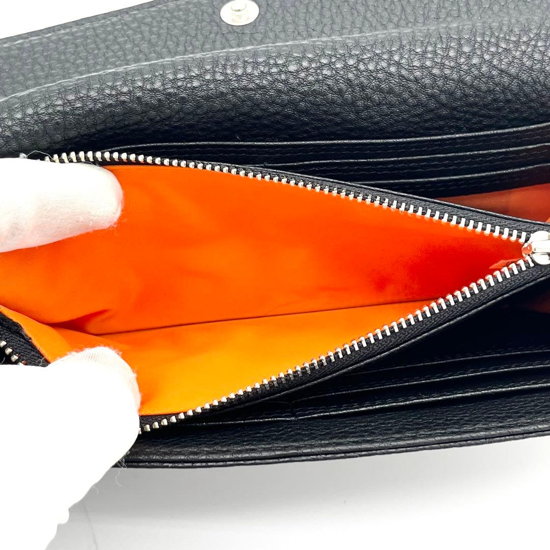 【新品未使用品】PORTER 長財布　CALM シュクリンクレザー　ブラック