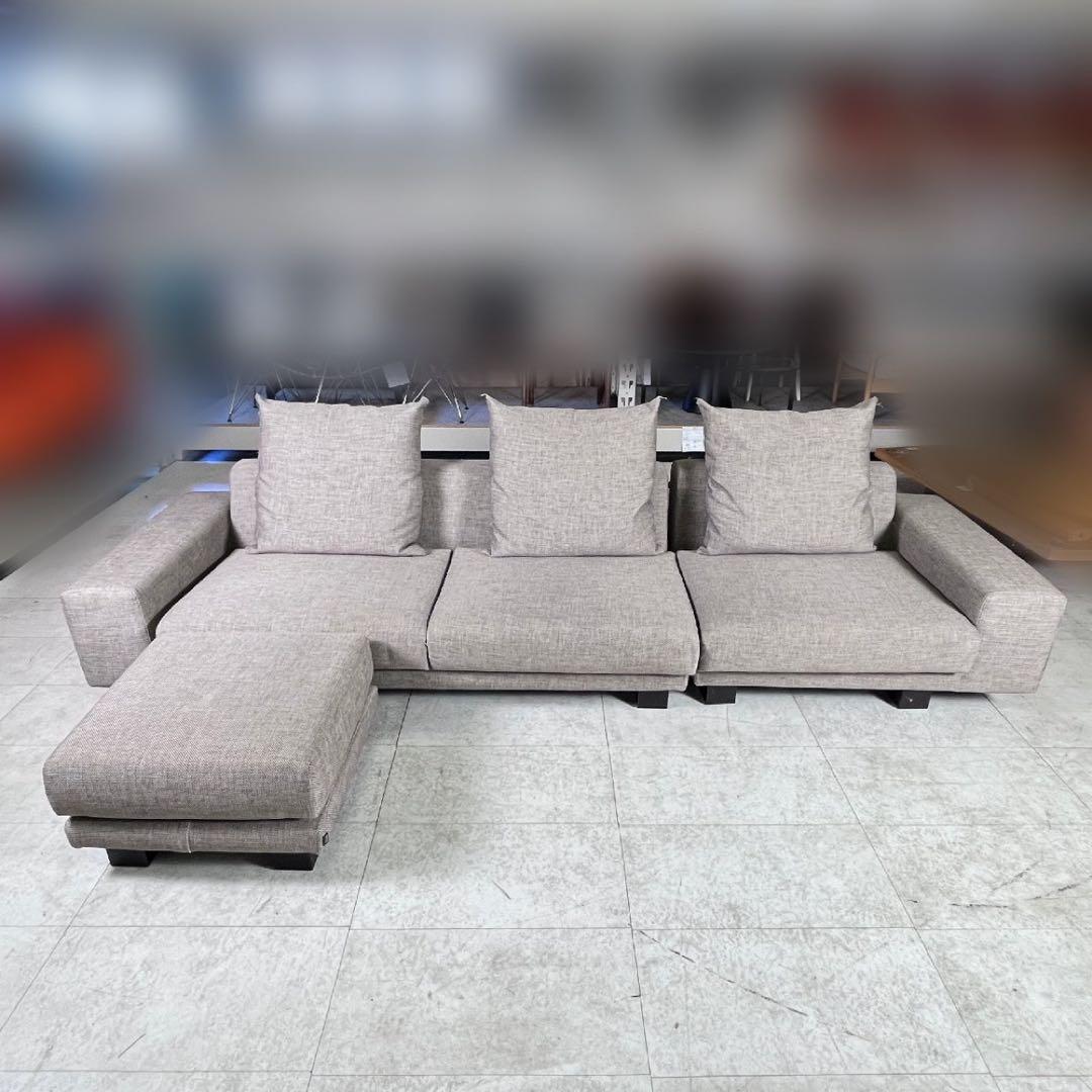 NOYESノイエス Decibelデシベル ワイド3人掛け カウチソファセット