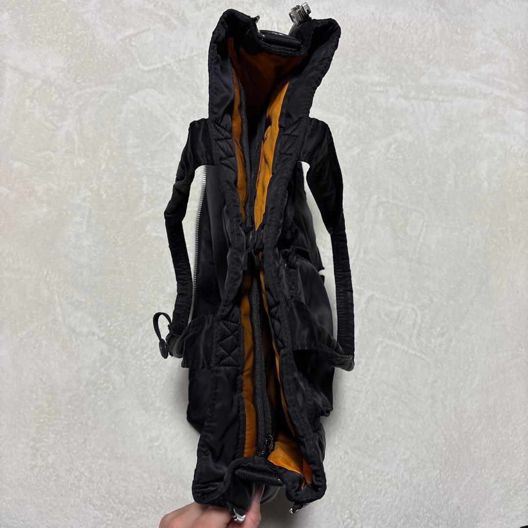 ポーター　タンカー　トートバッグ　マチ拡張　ブラック