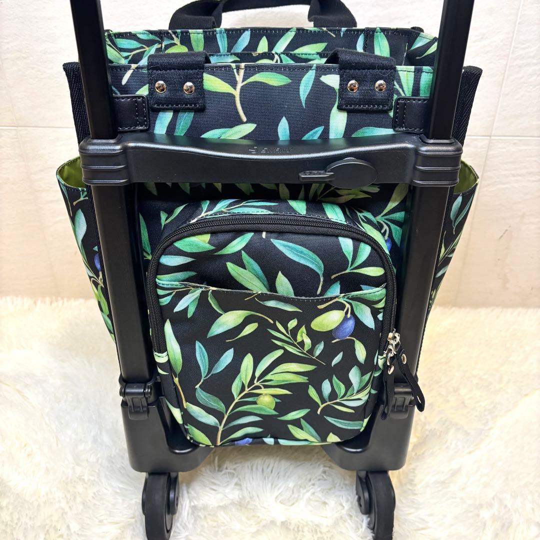 SWANY スワニー 4輪 ボタニカル柄　キャリーバッグ