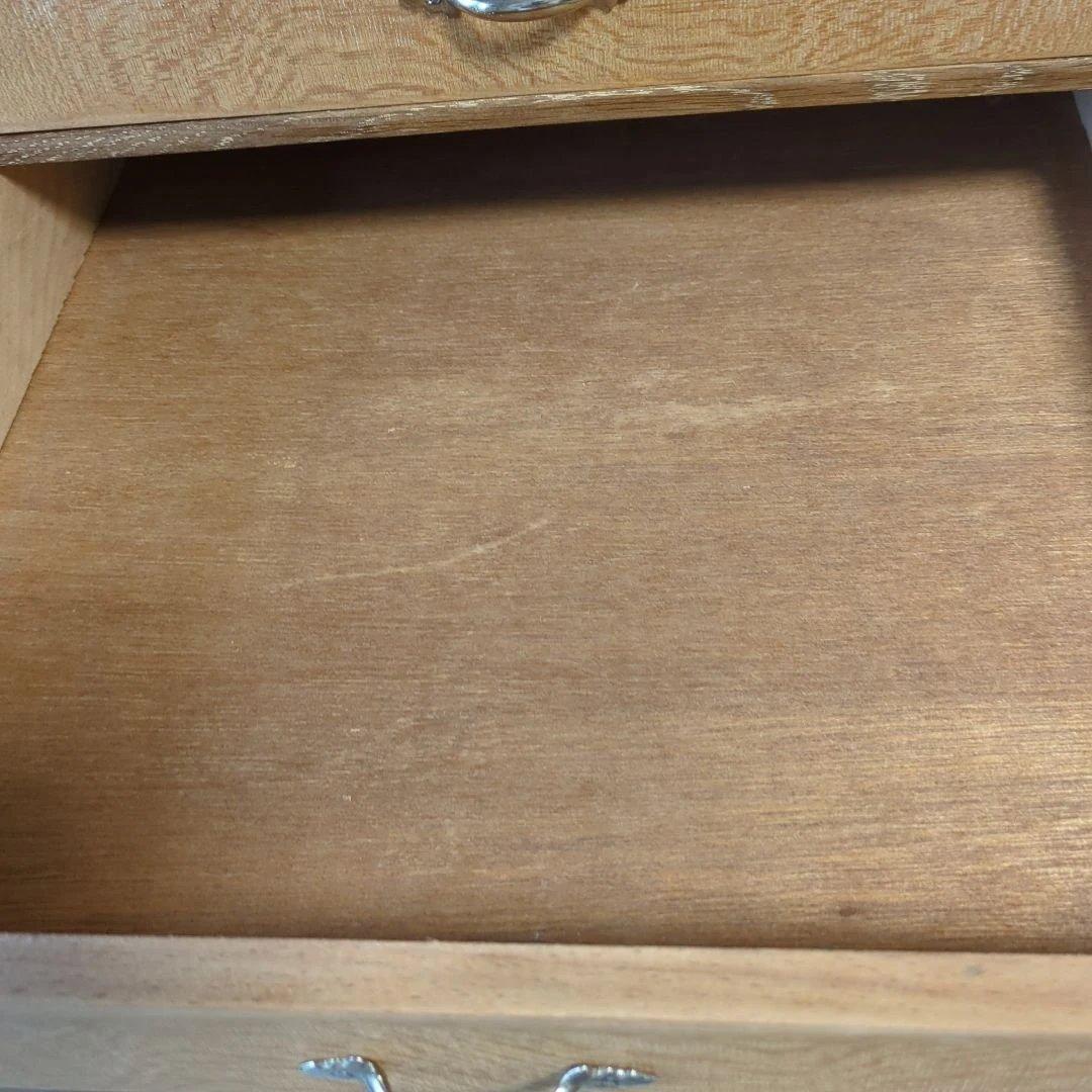 古道具アンティーク5段やや大きめ引き出しA4サイズ可