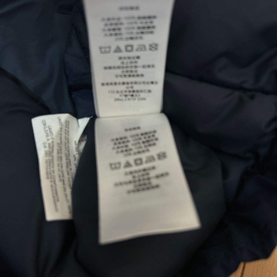 ポロ・ラルフ・ローレン フード付きダウンベスト ネイビー