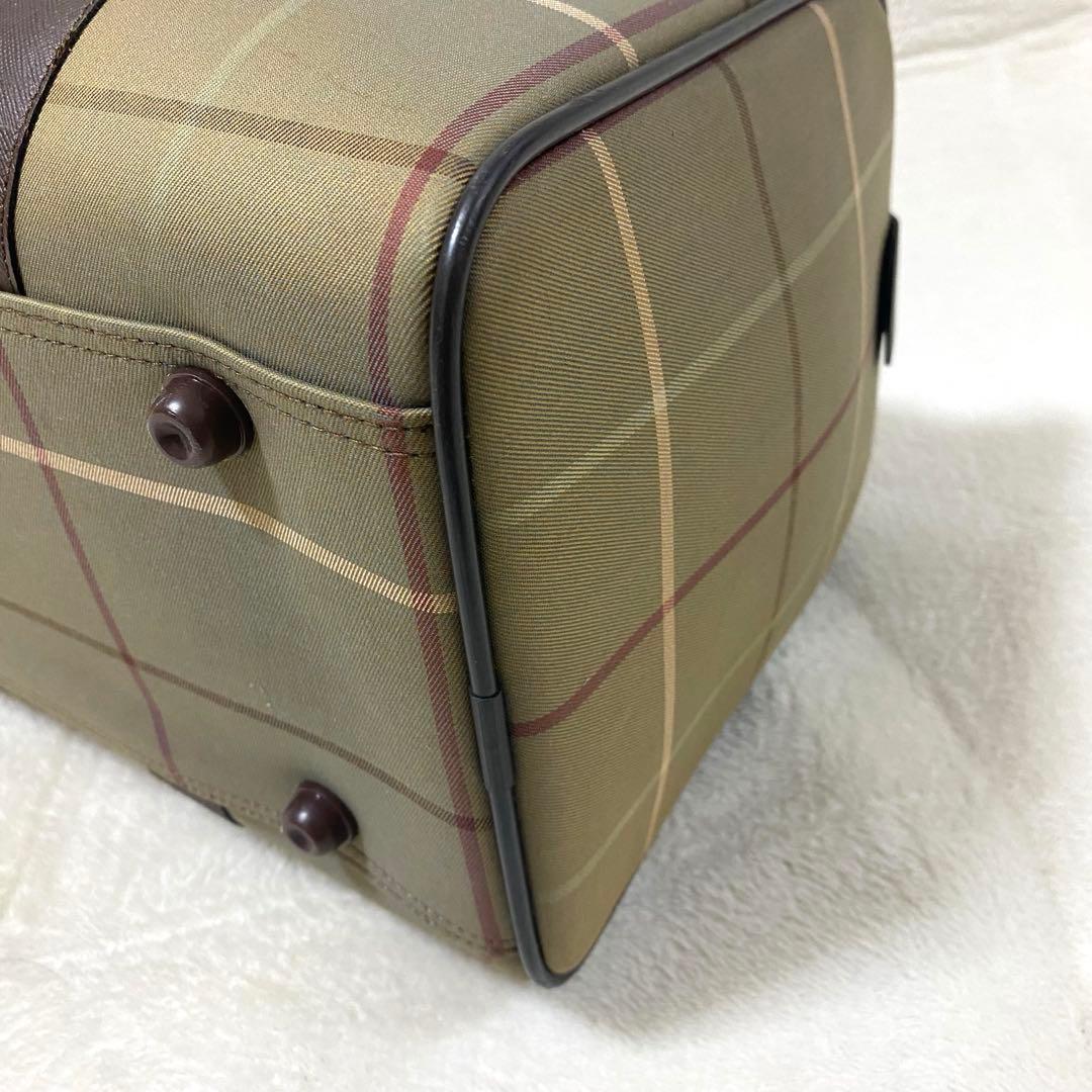 Burberrys/ボストン/バッグ/玉虫/ノヴァチェック/ビンテージ