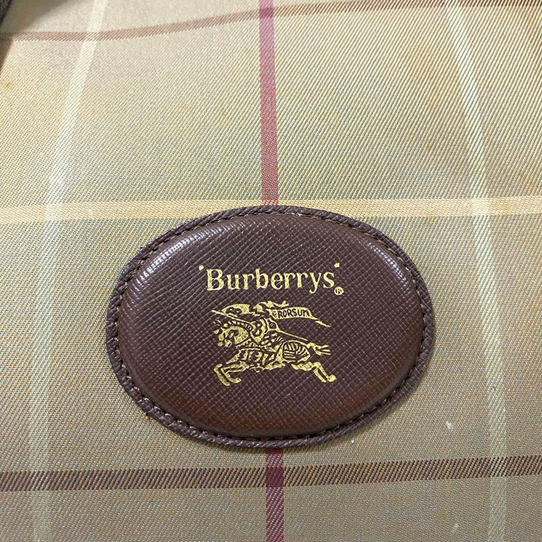 Burberrys/ボストン/バッグ/玉虫/ノヴァチェック/ビンテージ