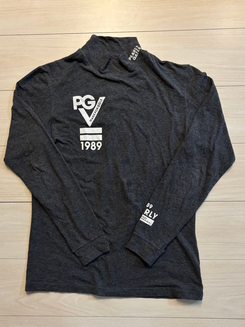 PEARLY GATES 長袖モックネックシャツ