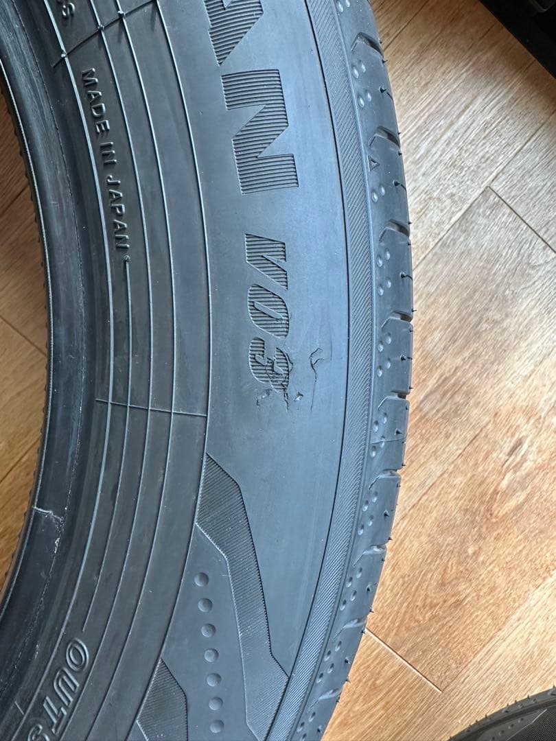 mk1208　18インチ サマータイヤ 2本セット（アルファード新車外し）