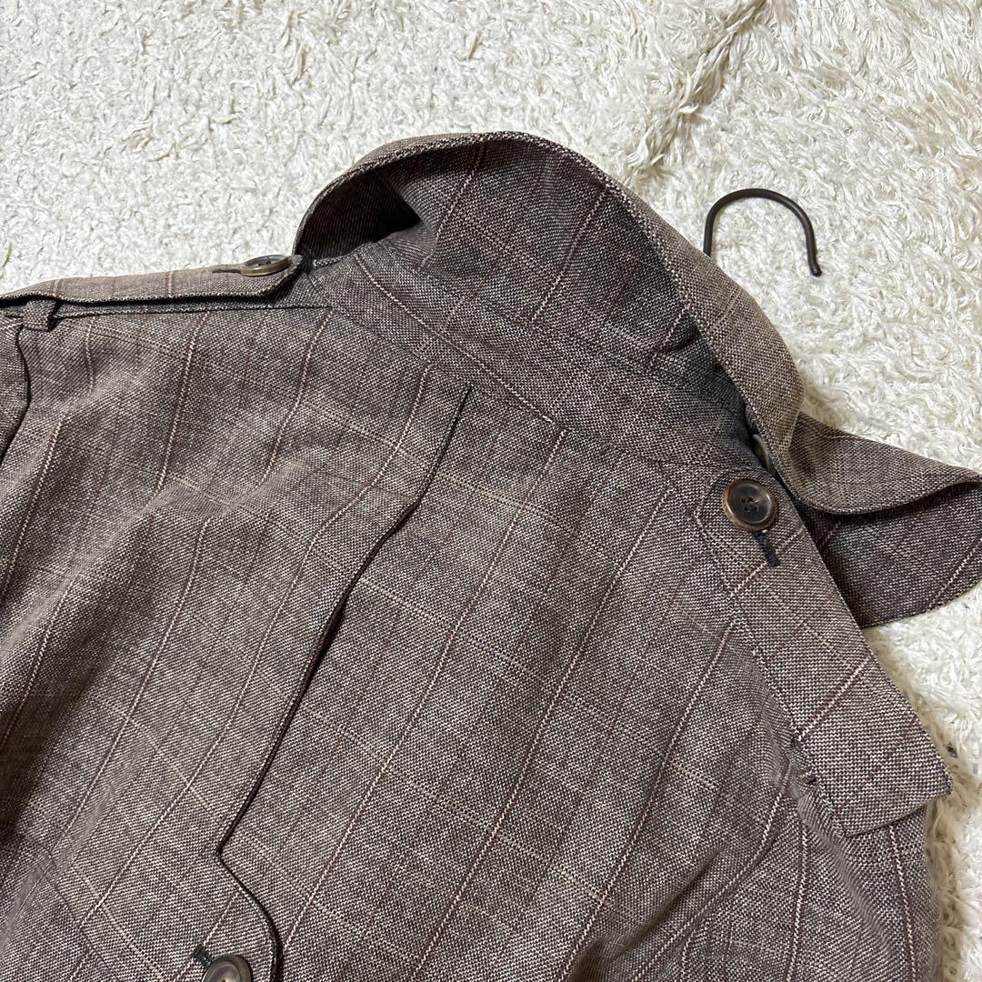 MARNI マルニ　イタリア製　トレンチコート　ダブルブレスト　ベルト　コットン