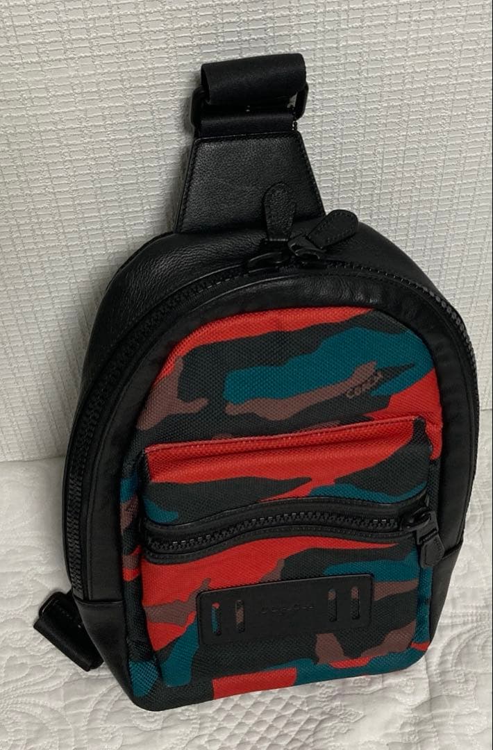 コーチ COACH メンズ 迷彩 カモフラージュ ボディバック