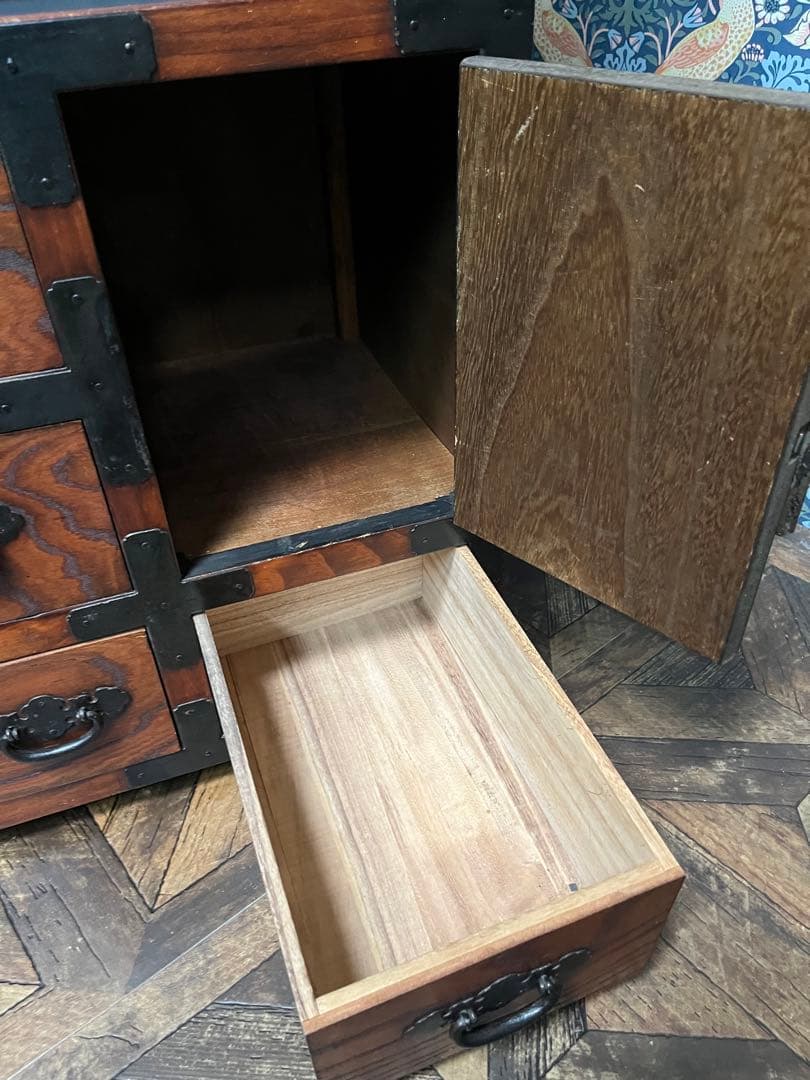 民芸調家具 棚 ラック 和箪笥 インテリア 昭和レトロ 当時物