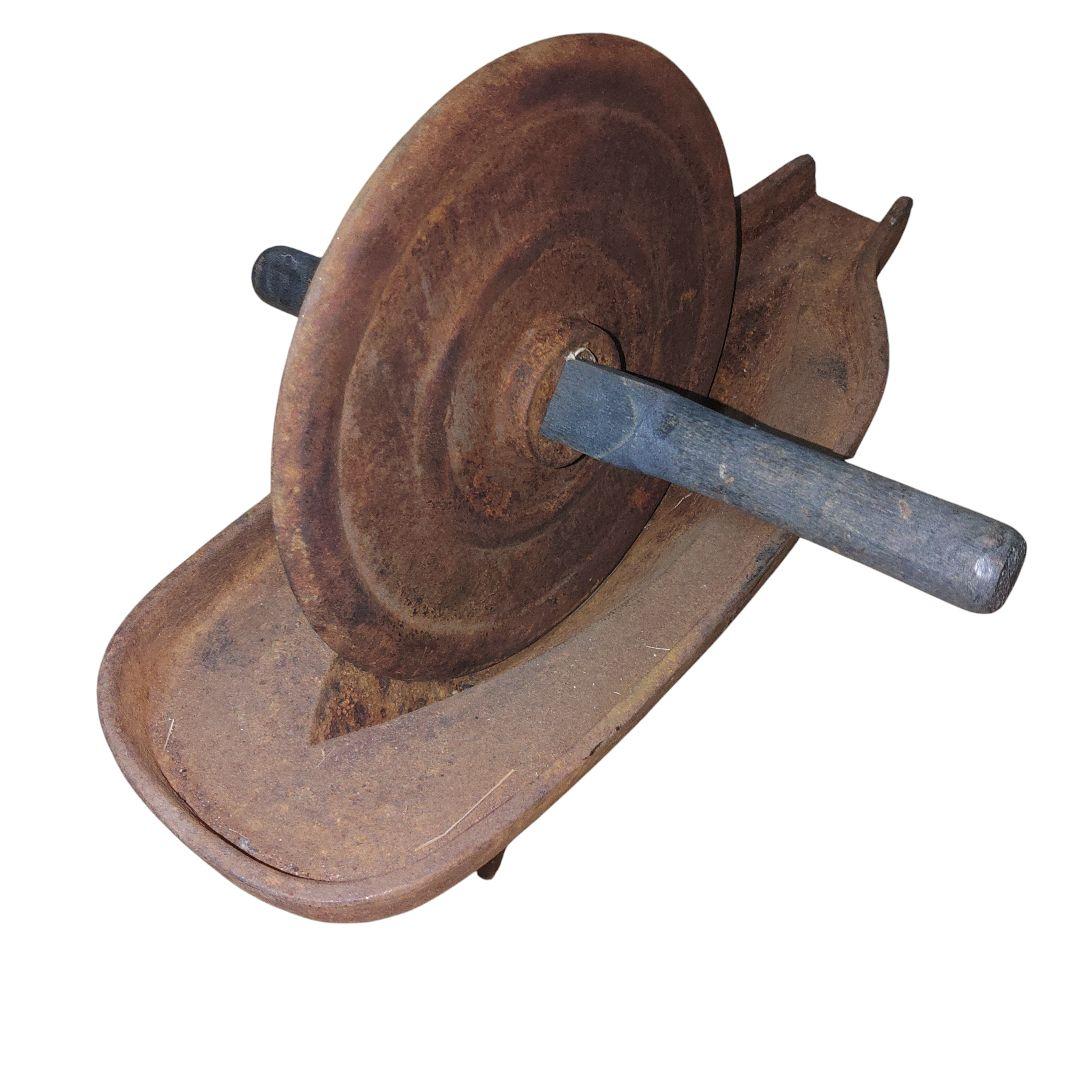 鉄製薬研　アンティーク雑貨　民俗資料