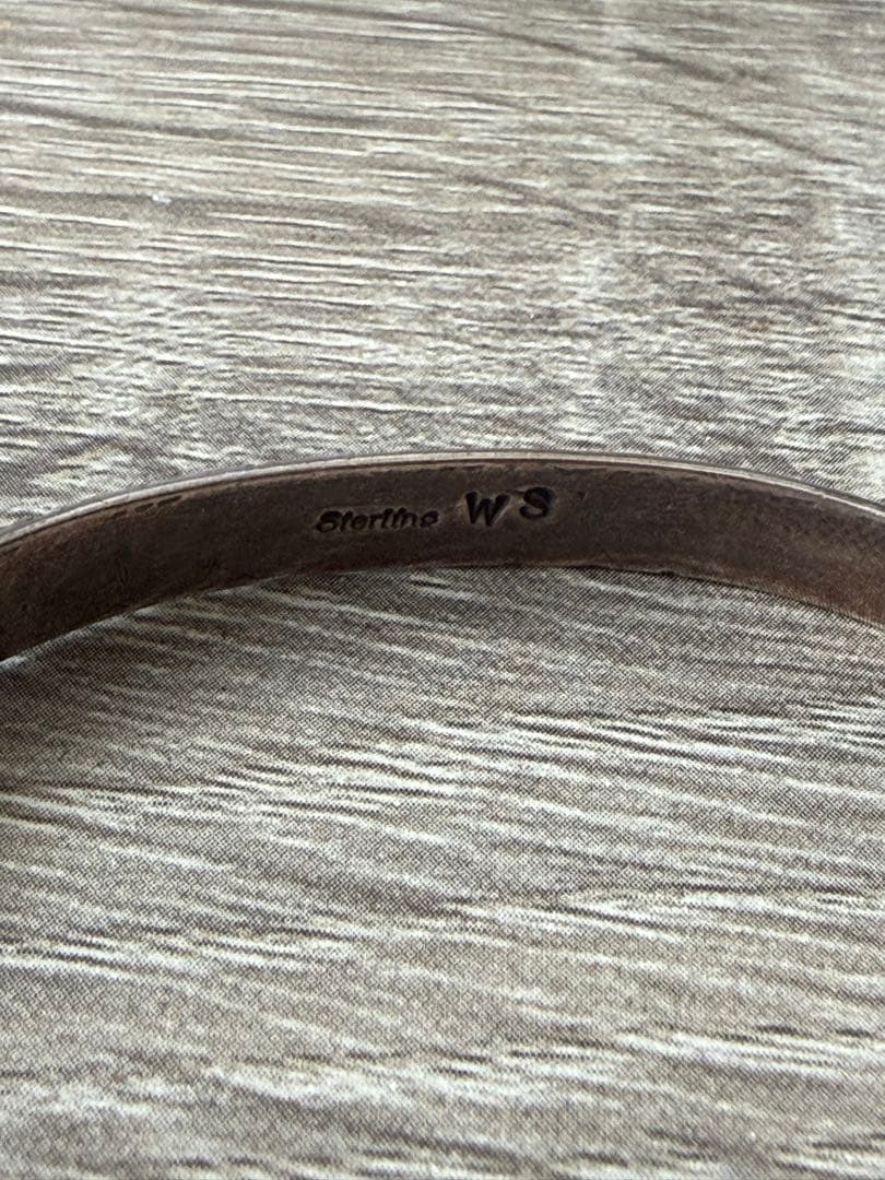 NAVAJO ナバホ族 スタンプワーク WS刻印有 リングセット