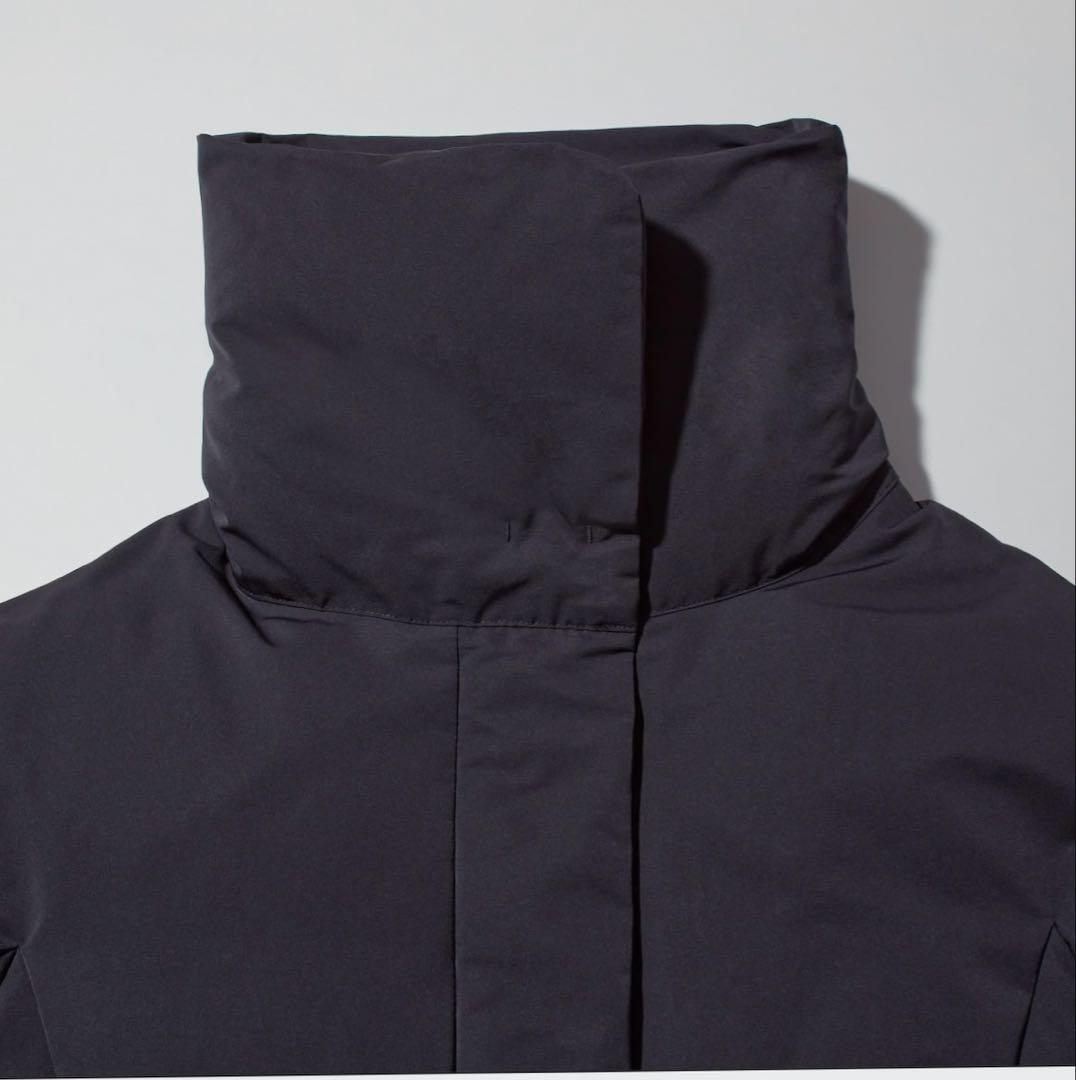 【新品UNIQLO＋J ハイブリッドダウンジャケットM/ネイビー　ジルサンダー