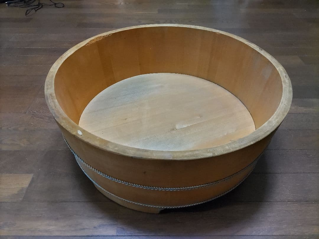 木製　たらい　大型　昭和レトロ アンティーク 　骨董品