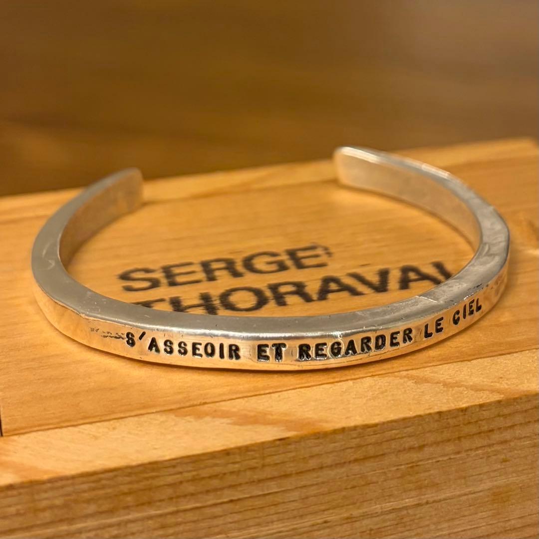 SERGE THORAVAL　座って空を　シルバー　バングル　ブレスレット