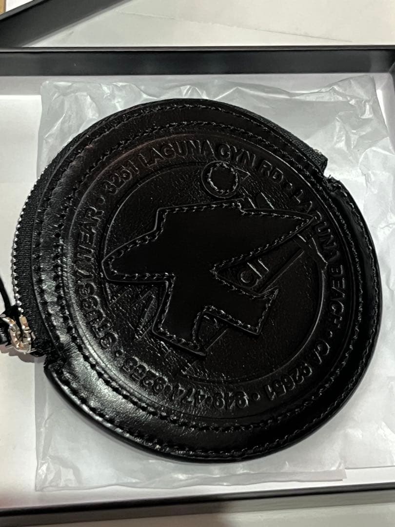 Stussy SURF DOT LEATHER POUCH ポーチ　ケース