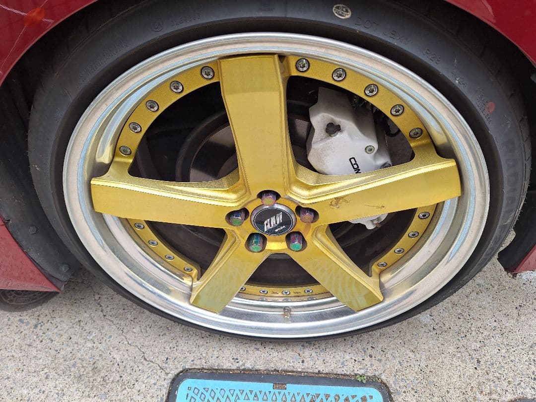 50プリウス　白ブレーキキャリパーカバーCOMPOSITE 4個セット